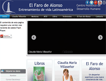 Tablet Screenshot of elfarodealonso.com